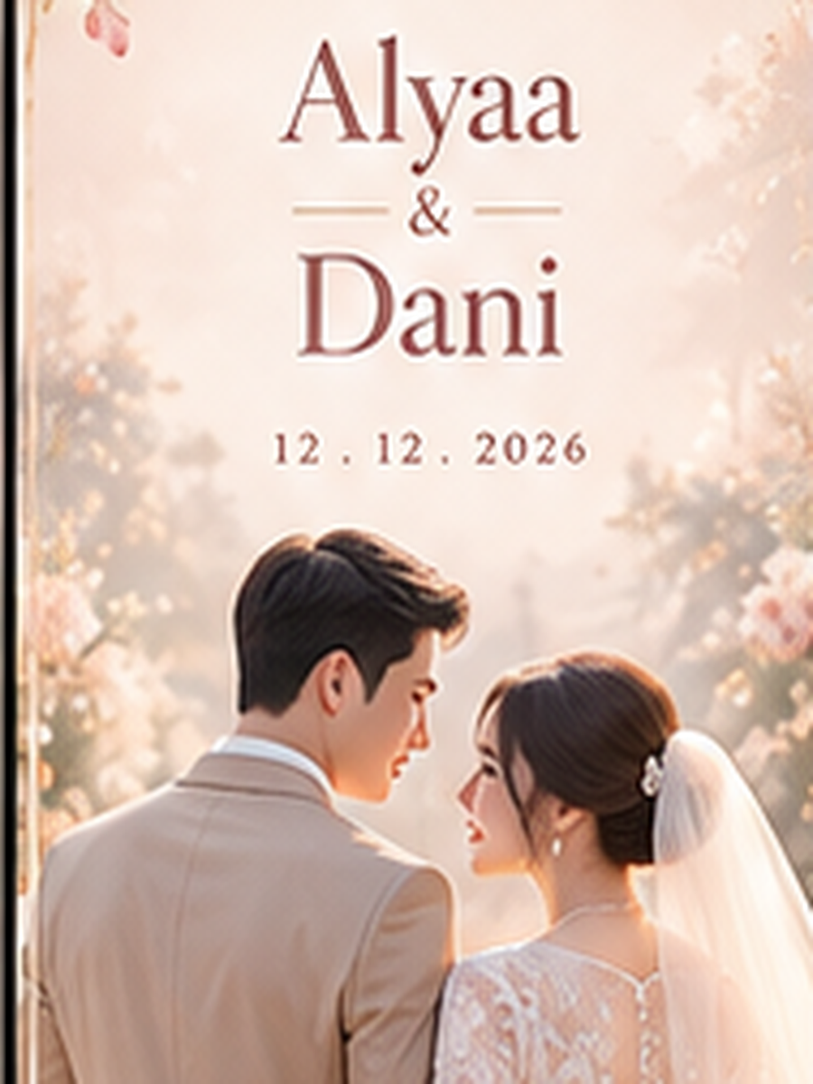 Champagne Blush — template undangan pernikahan premium